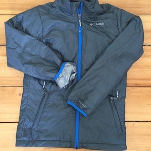 Boys Large Columbia Omni-Heat Jacket Gray L